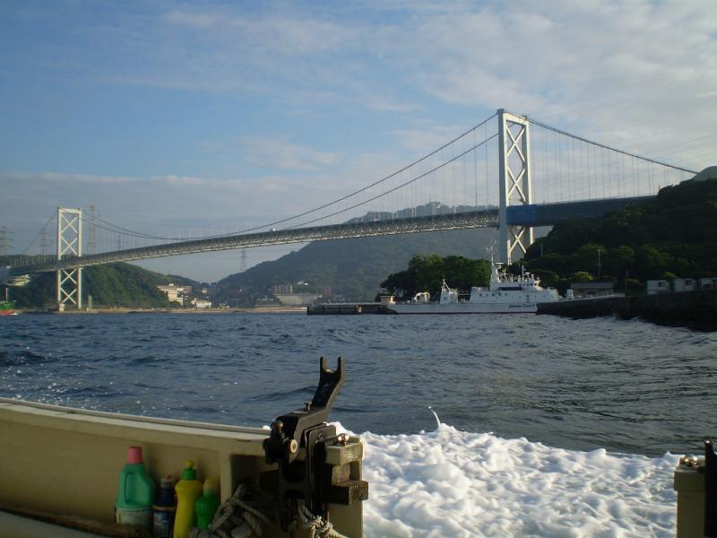 関門海峡の船釣り