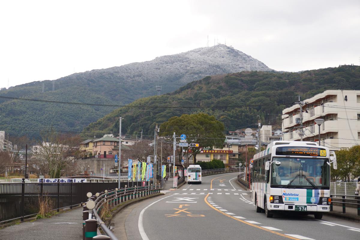 皿倉山の雪