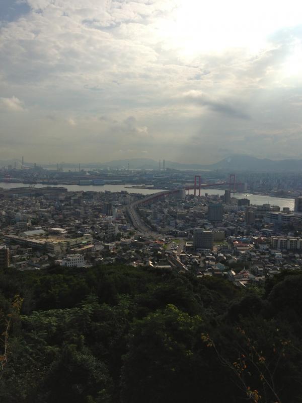 高塔山からの眺め