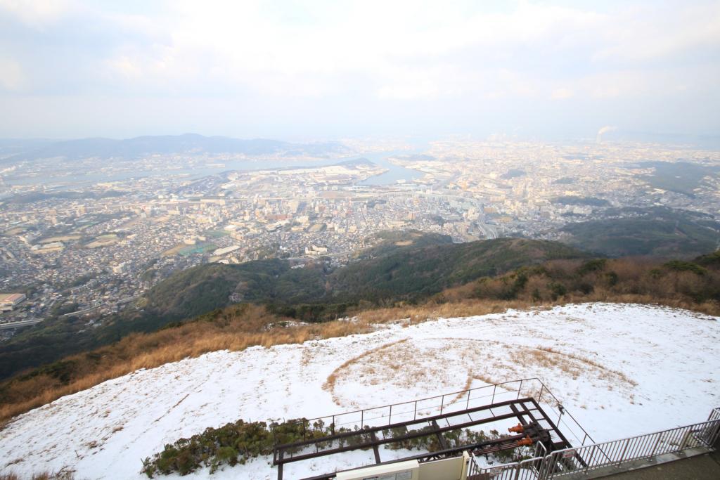 冬季皿倉山頂